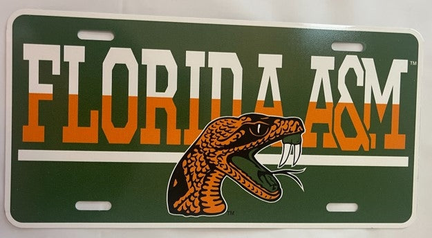 FAMU Fan License Plate