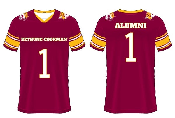 BETHUNE-COOKMAN UNIVERSITY REPLICA FOOTBALL JERSEY