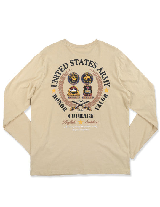 BUFFALO SOLDIERS LONG SLEEVE TEE