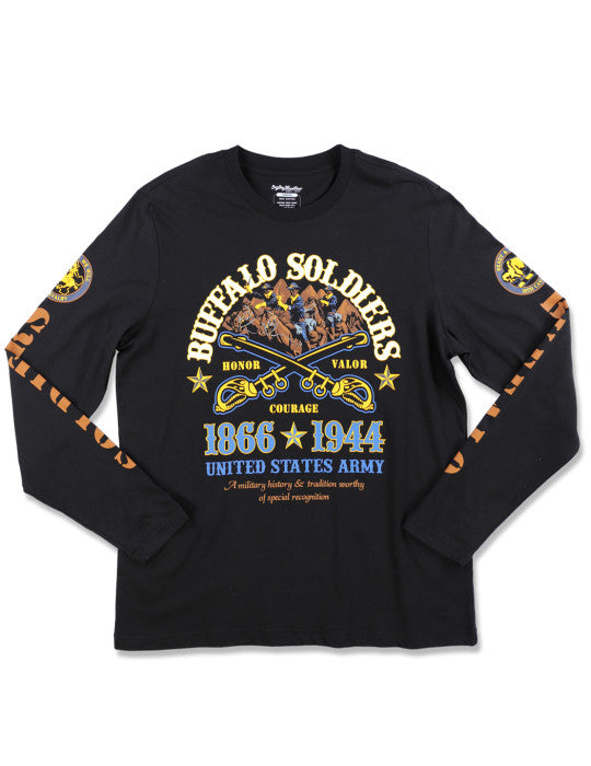 BUFFALO SOLDIERS LONG SLEEVE TEE