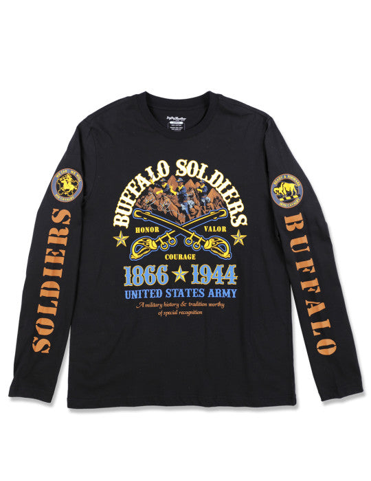 BUFFALO SOLDIERS LONG SLEEVE TEE