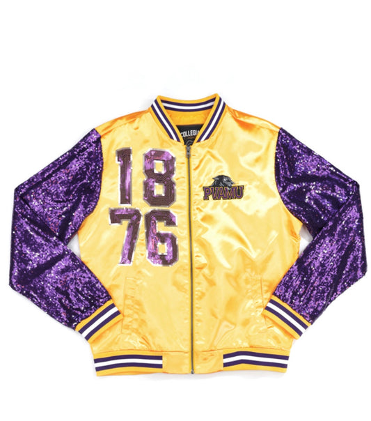 PRAIRIE VIEW A&M SATIN JACKET