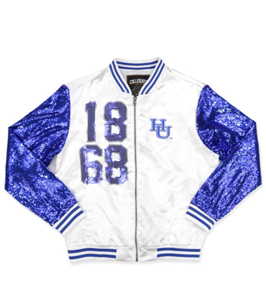 HAMPTON UNIVERSITY SATIN JACKET