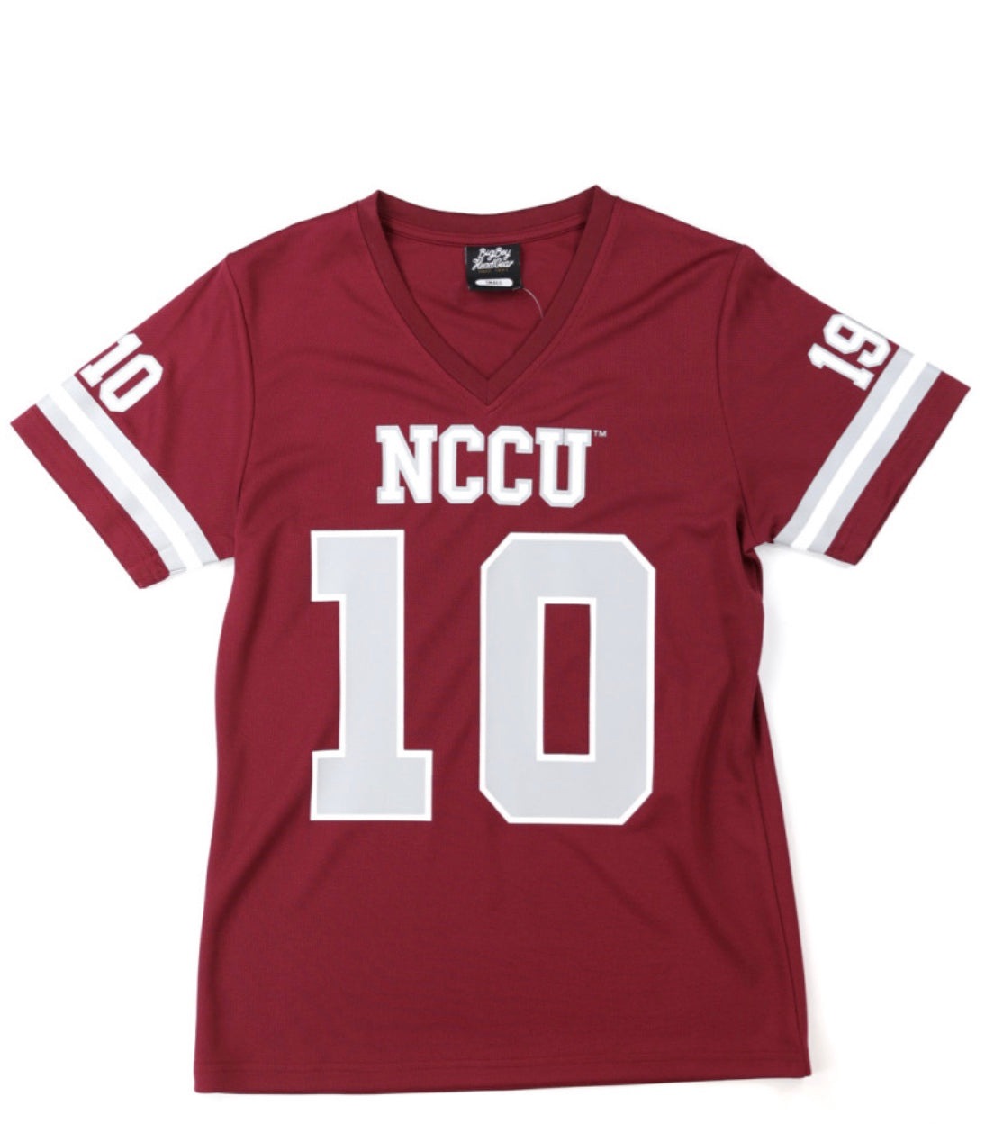 WOMEN'S NORTH CAROLINA CENTRAL FOOTBALL JERSEY TEE