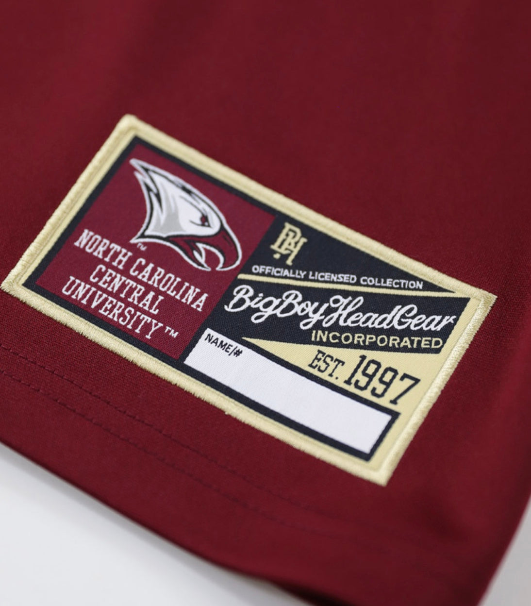 NORTH CAROLINA CENTRAL FOOTBALL JERSEY