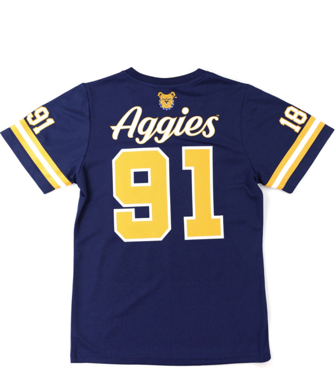 WOMEN'S NORTH CAROLINA A&T STATE FOOTBALL JERSEY TEE