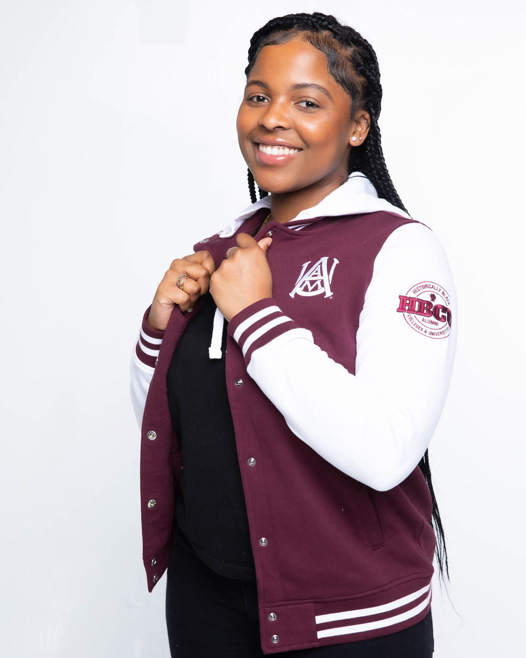 AAMU Ladies L-Style Varsity Jacket