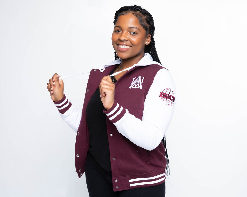 AAMU Ladies L-Style Varsity Jacket