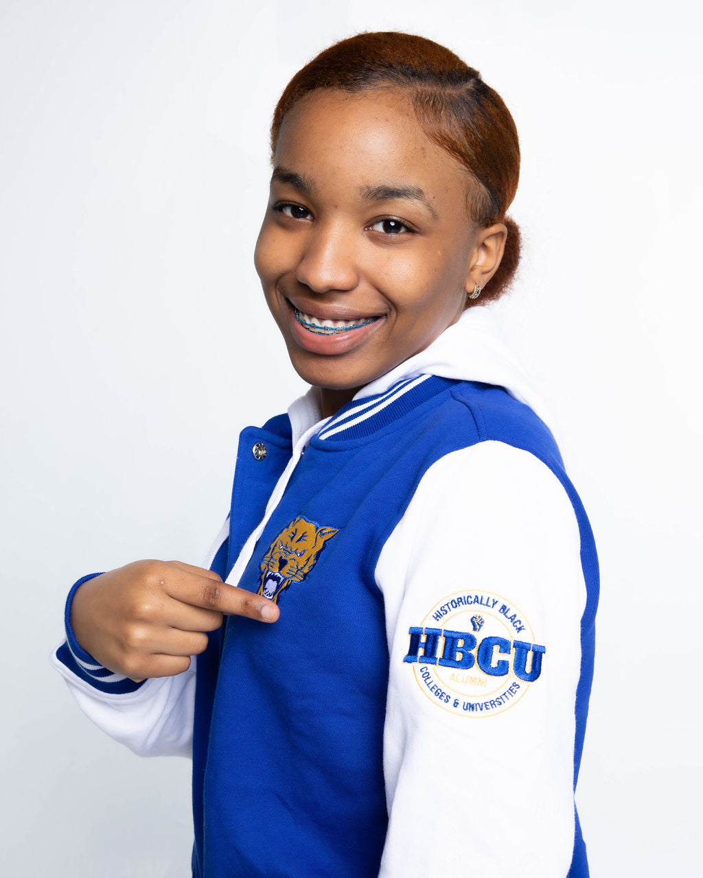 Fort Valley State University Ladies L-Style Varsity Jacket