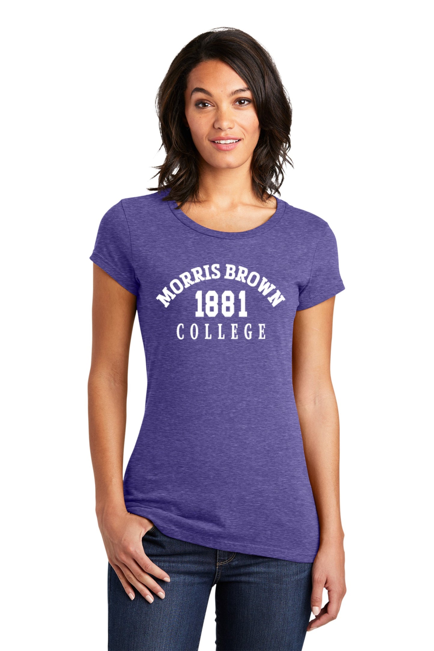Morris Brown College Ladies Fitted Tee