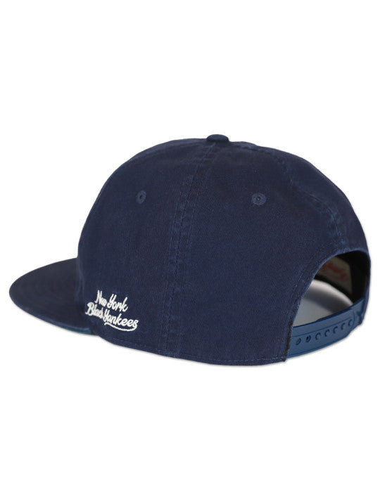 NEW YORK BLACK YANKEES HERITAGE COTTON SNAPACK CAP