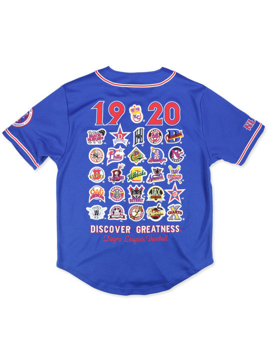 NLBM COMMEMORATIVE BASEBALL JERSEY_BLUE