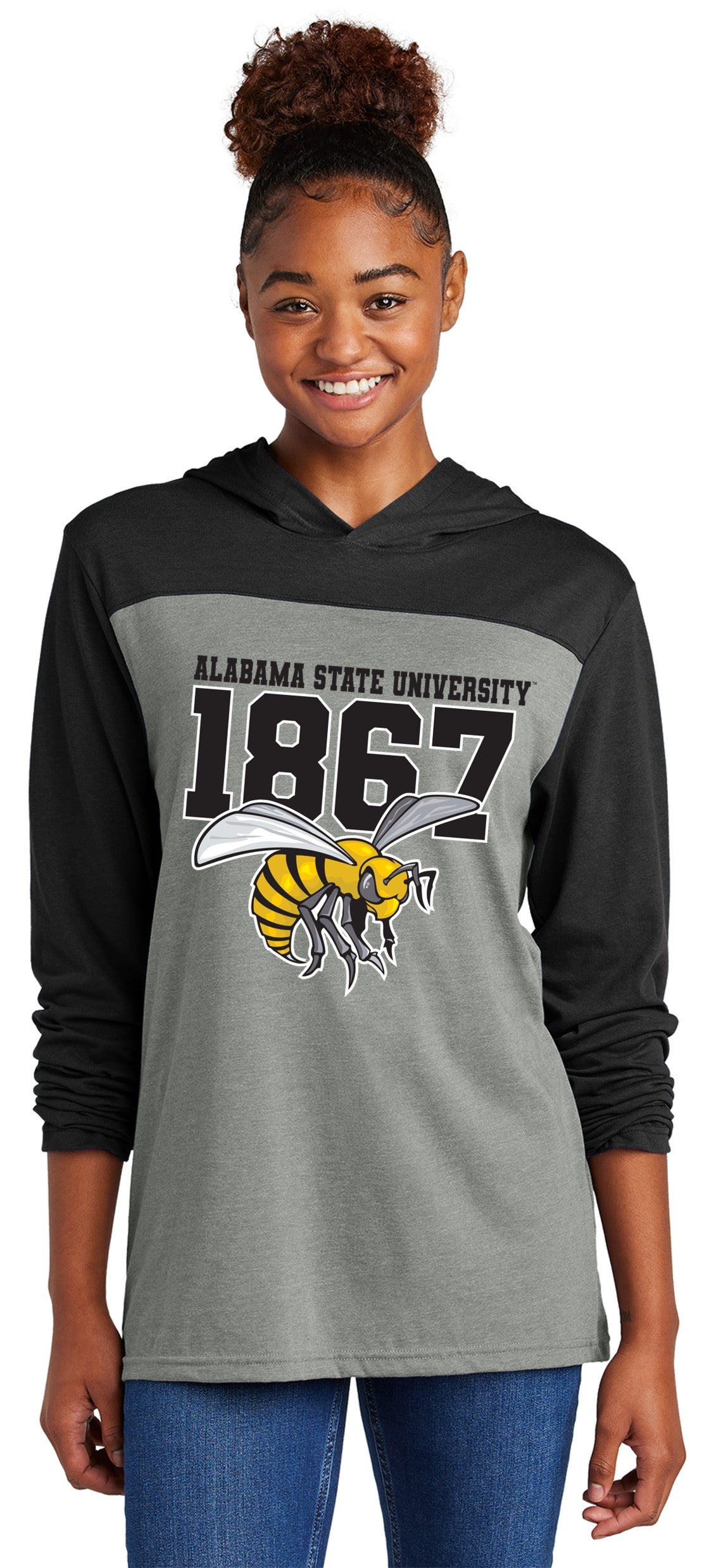 Alabama State University Deluxe Ladies Lightweight Hoodie