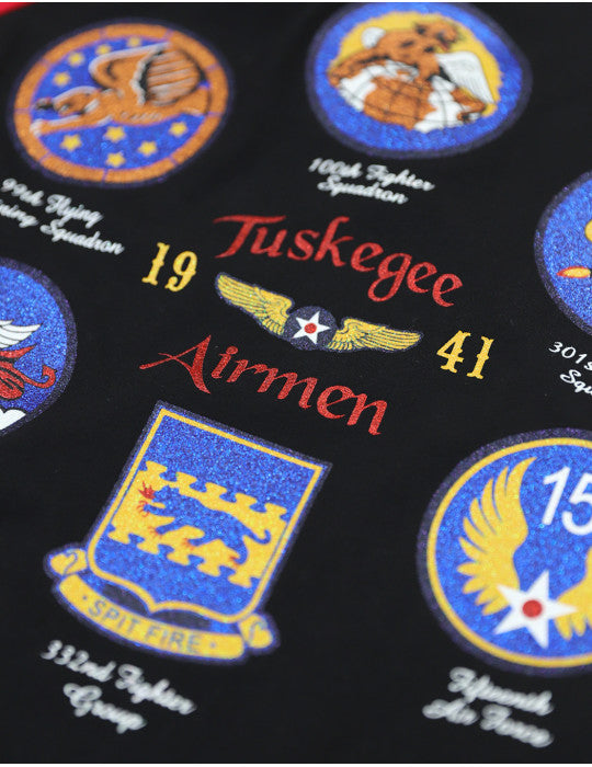 TUSKEGEE AIRMEN WOMEN V-NECK TEE