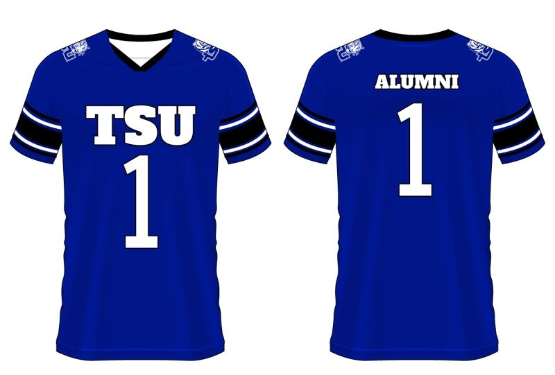 TENNESSEE STATE UNIVERSITY REPLICA FOOTBALL JERSEY