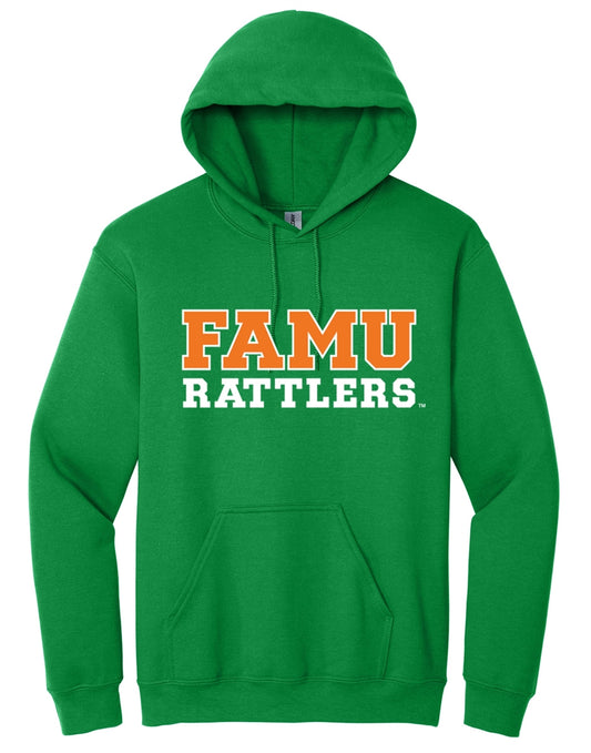 FLORIDA A&M CLASSIC SOLID HOODIE (Green)