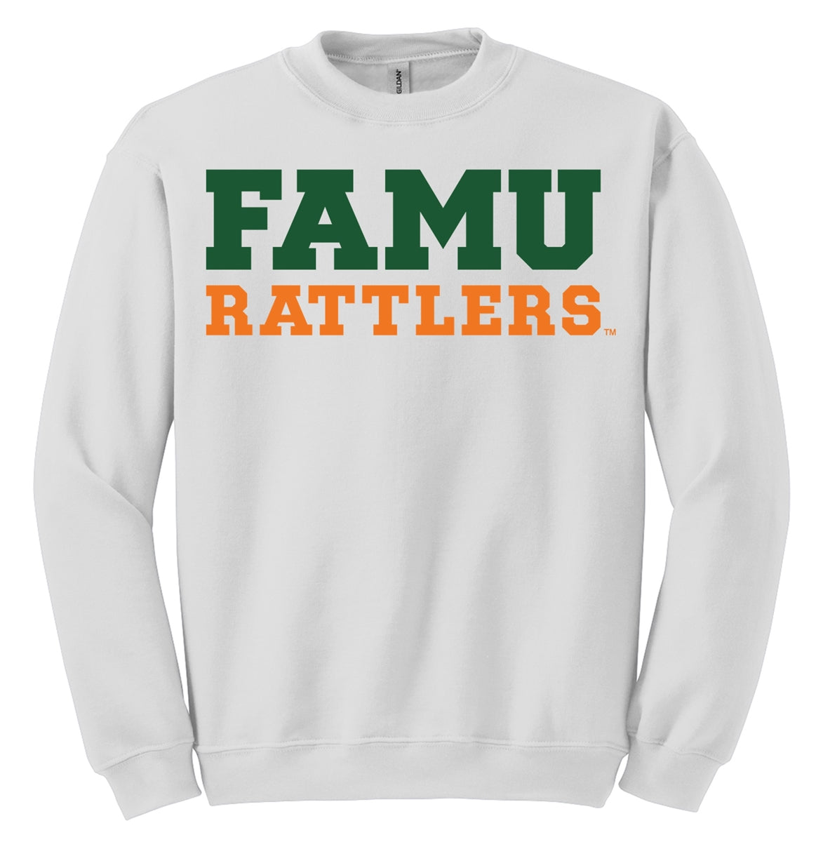 FLORIDA A&M CLASSIC SOLID SWEATSHIRT (White)