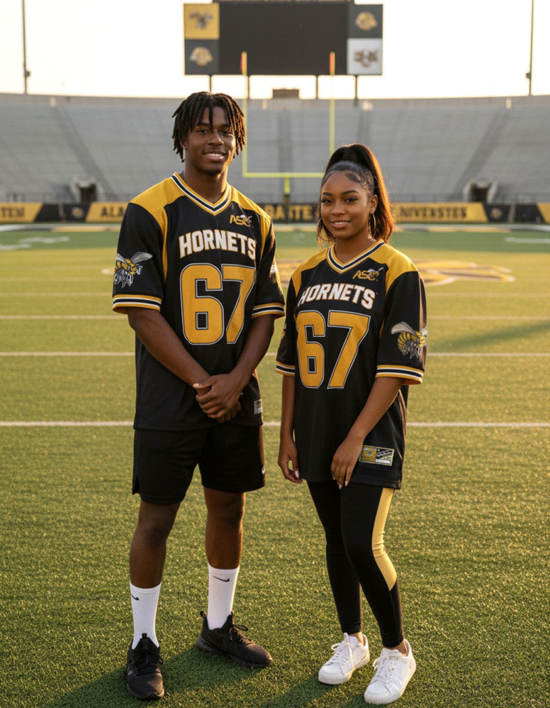 ALABAMA STATE FOOTBALL JERSEY (Black)