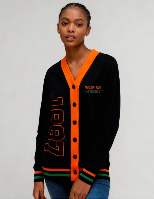FLORIDA A&M WOMEN'S CARDIGAN
