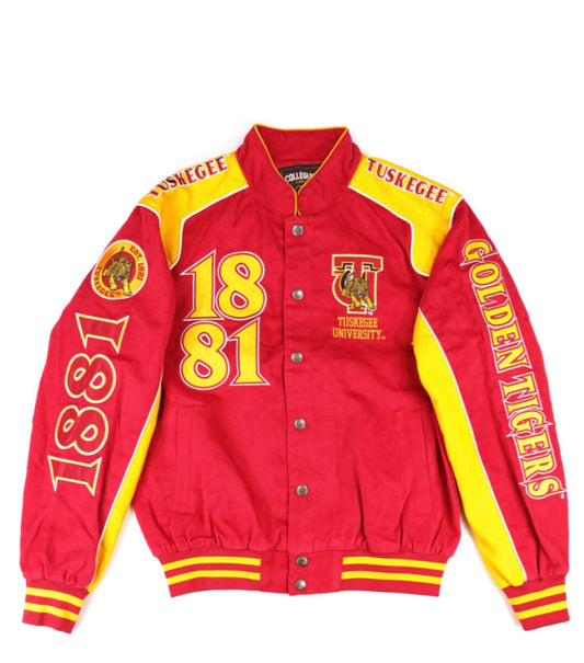 TUSKEGEE UNIVERSITY RACING TWILL JACKET