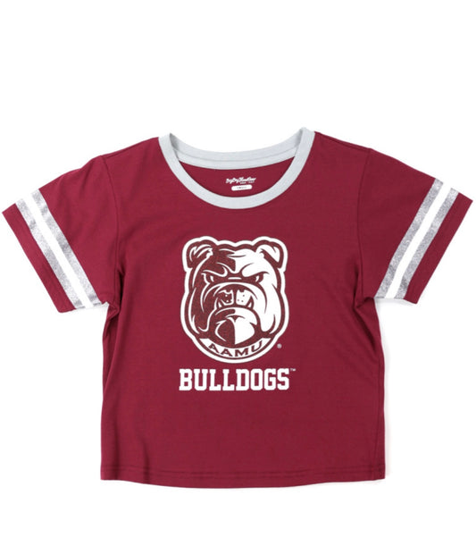 ALABAMA A&M CROPPED TEE