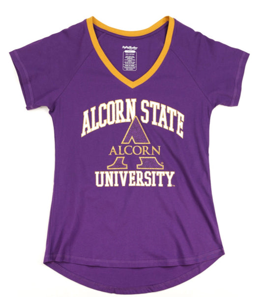ALCORN STATE V-NECK TEE