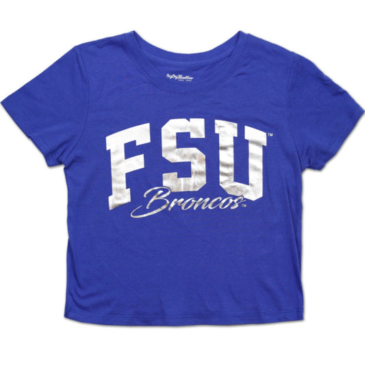 FAYETTEVILLE STATE CROPPED TEE