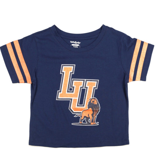 LANGSTON UNIVERSITY CROPPED TEE