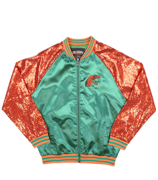 FLORIDA A&M SEQUINS SATIN JACKET