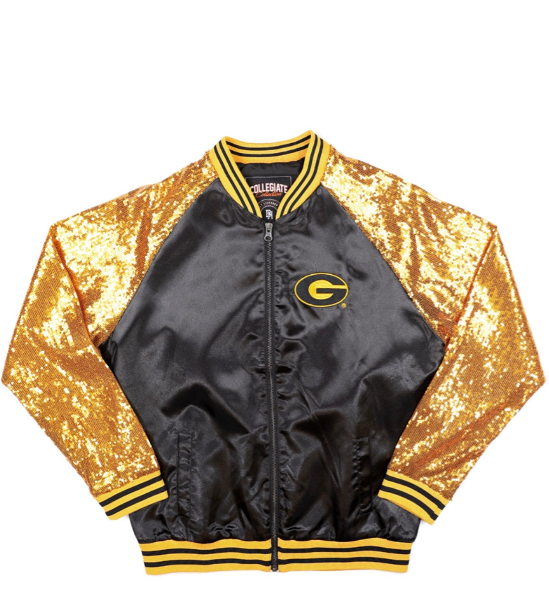 GRAMBLING STATE SEQUINS SATIN JACKET