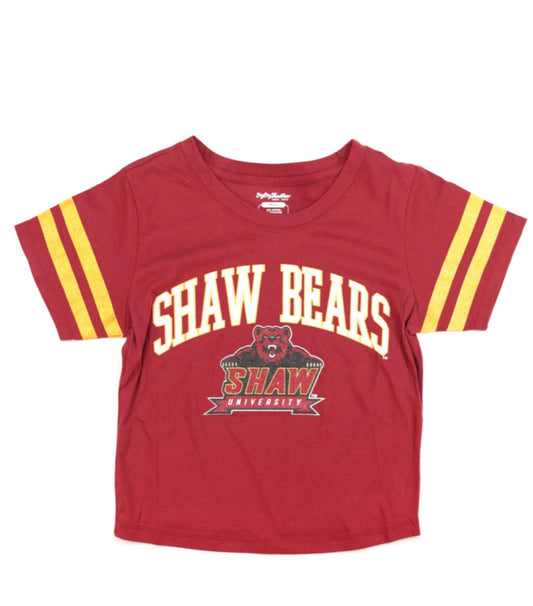 SHAW UNIVERSITY CROPPED TEE