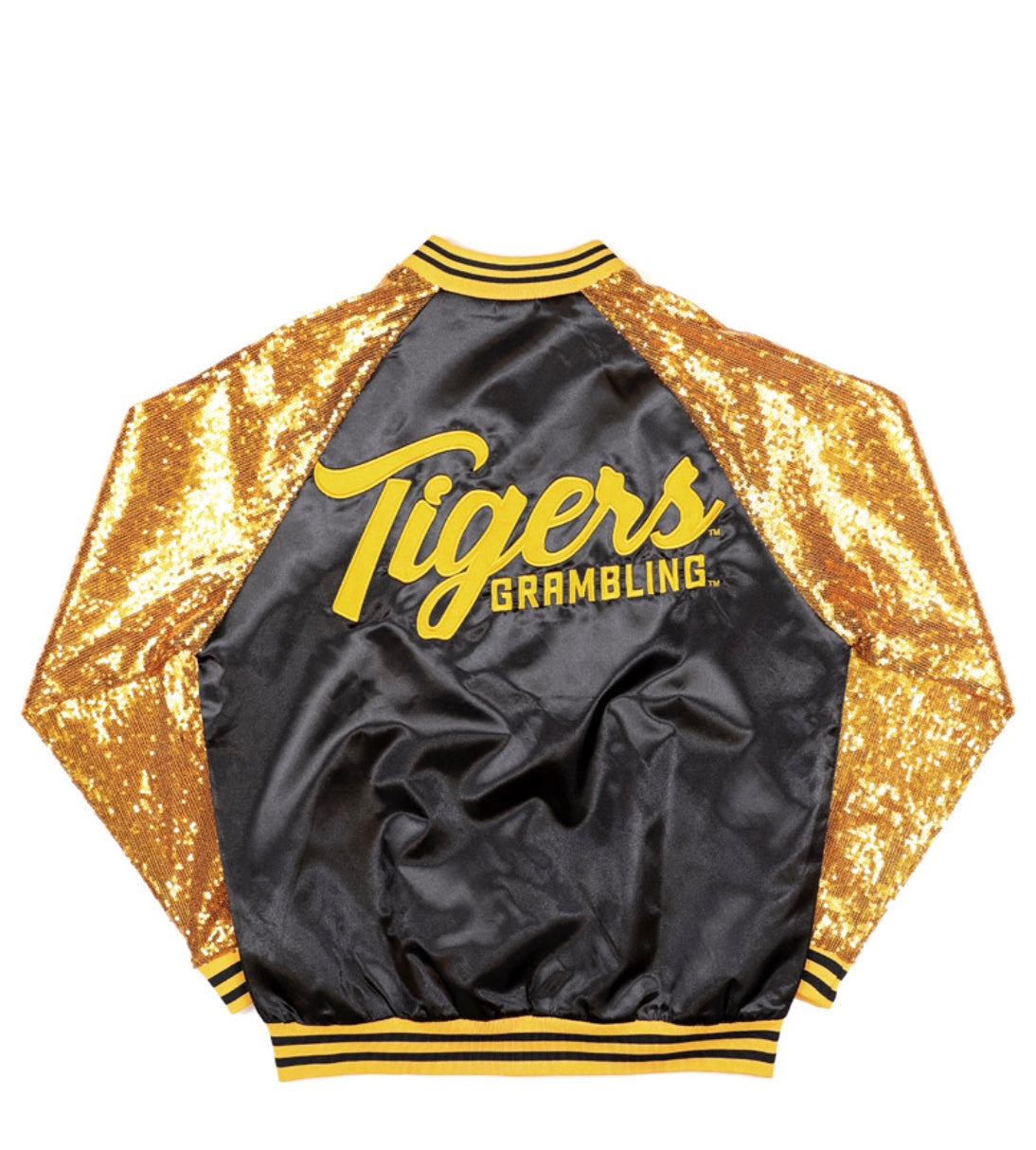 GRAMBLING STATE SEQUINS SATIN JACKET