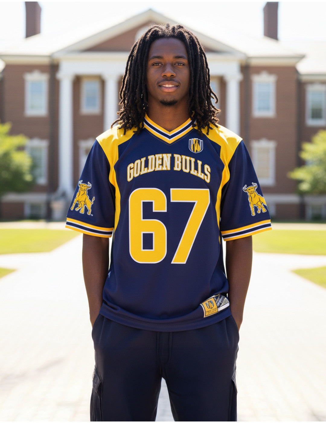 JOHNSON C SMITH FOOTBALL JERSEY
