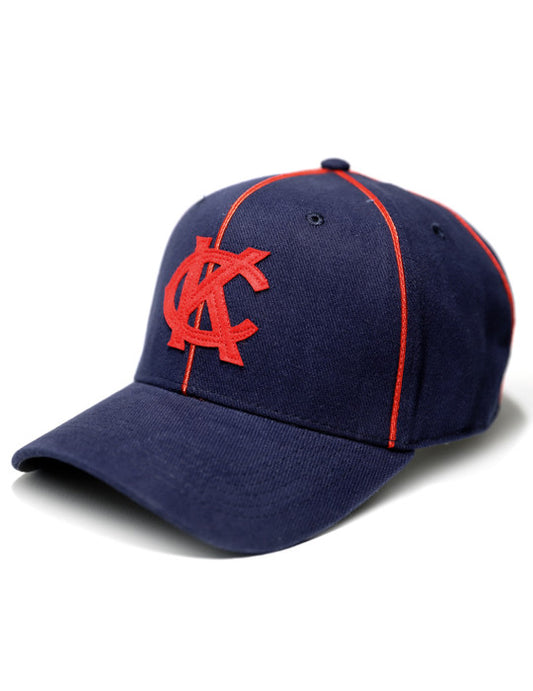 1949 KC MONARCHS ROAD CAP NAVY