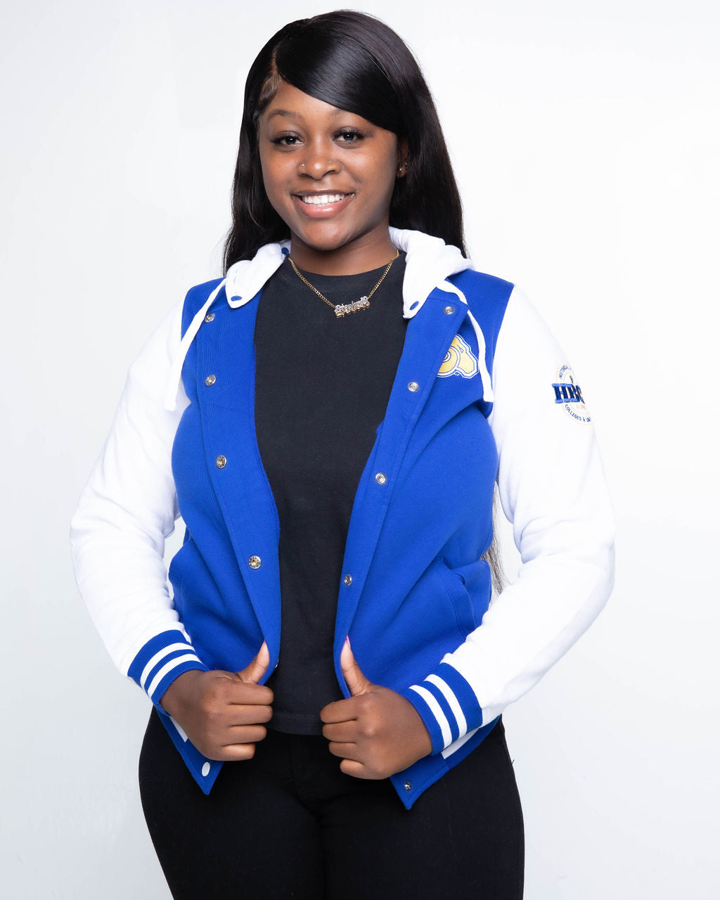 Buy Tistabene Black R Varsity Women Jacket (XS) at Amazon.in