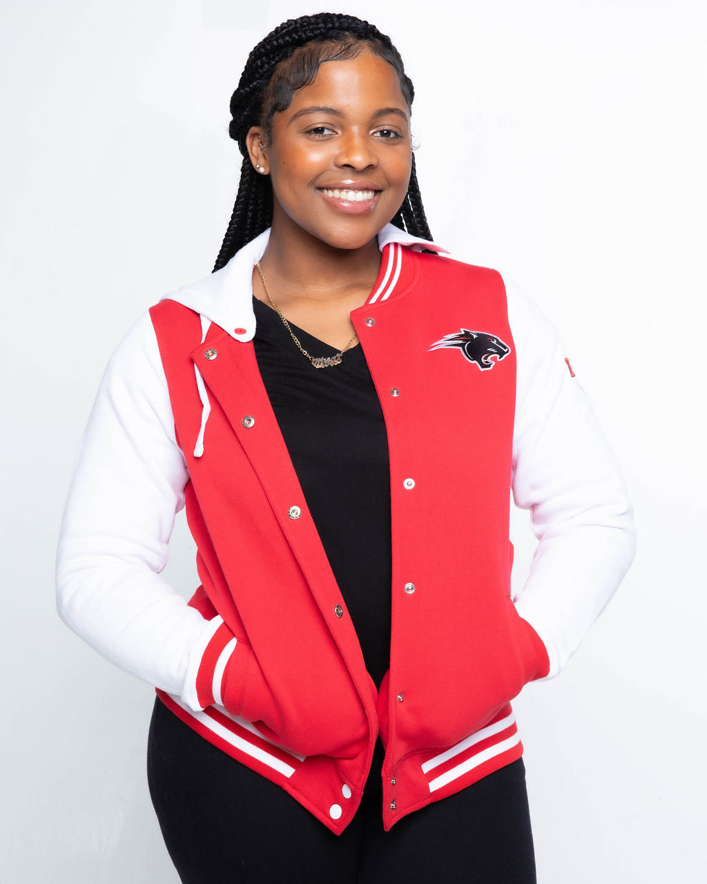 Clark Atlanta University Ladies L-Style Varsity Jacket