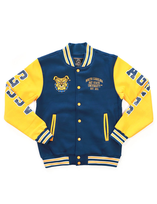 NORTH CAROLINA A&T MEN'S FLEECE JACKET