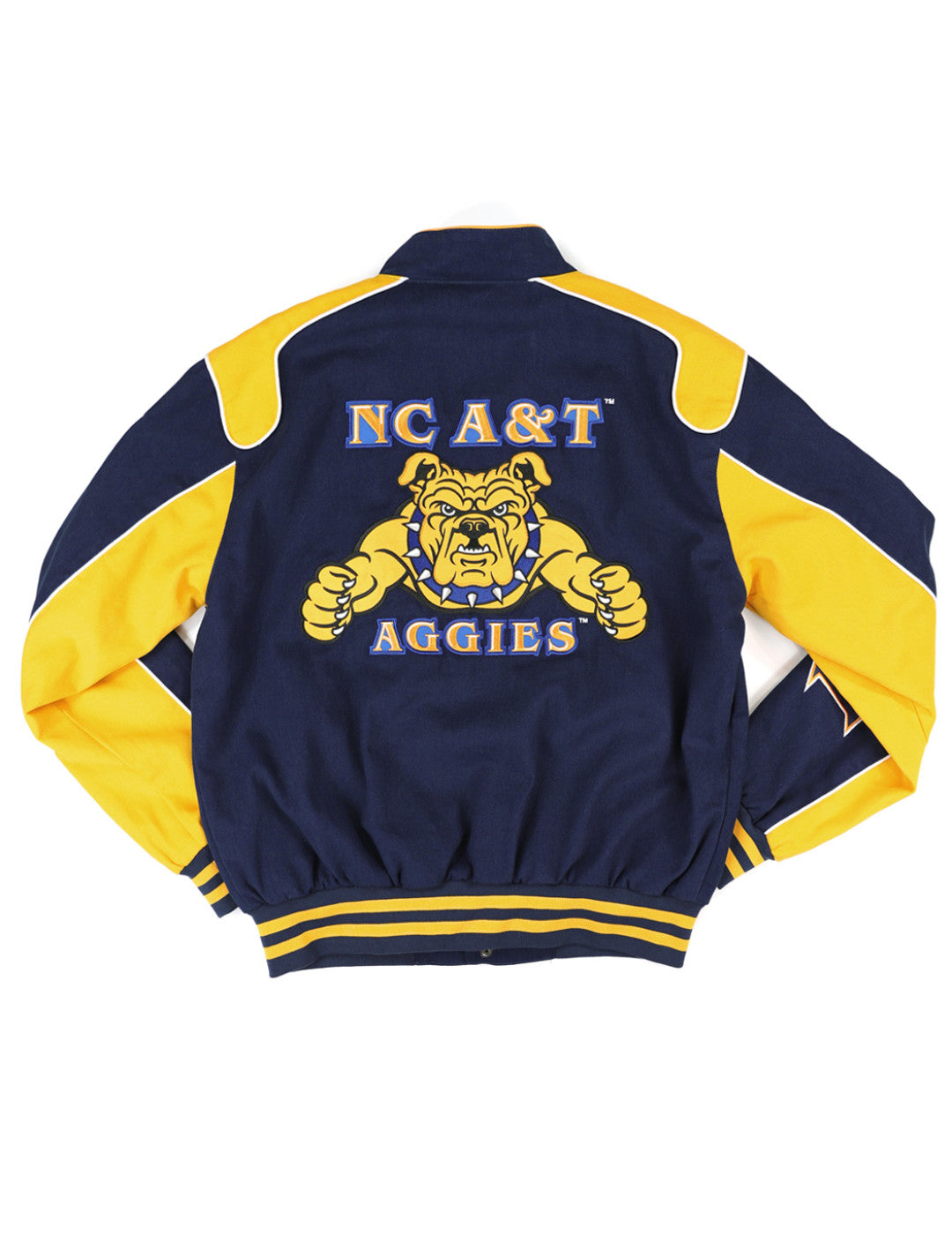 NORTH CAROLINA A&T STATE RACING TWILL JACKET