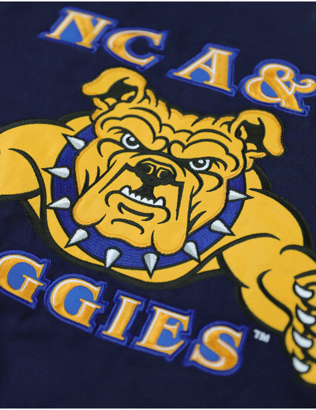 NORTH CAROLINA A&T STATE RACING TWILL JACKET