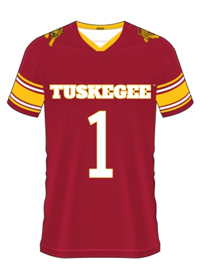 TUSKEGEE UNIVERSITY REPLICA FOOTBALL JERSEY